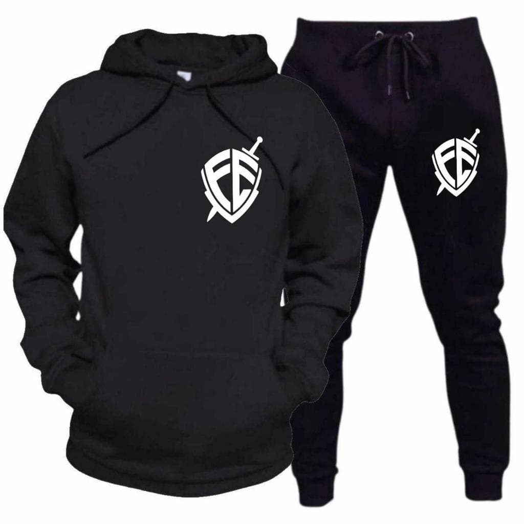 Blusa + Calça Conjunto Moletom Flanelado Fé Escudo Oferta