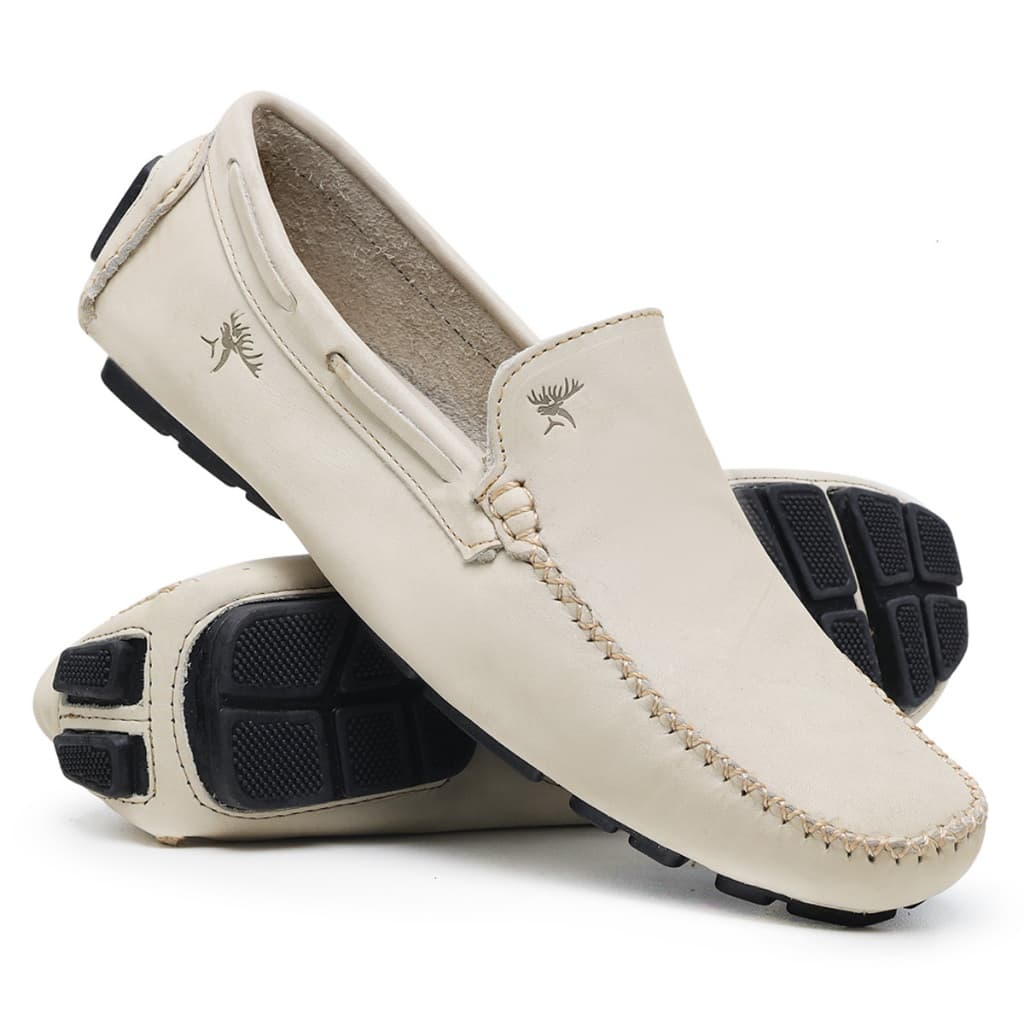 Mocassim Masculino Vancouver Estiloso em Couro Legítimo Confortável