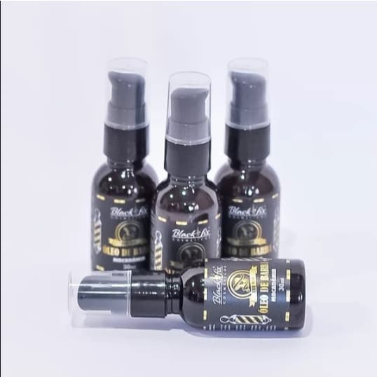 Kit 12 Óleo De Barba Macadâmia 30ml Blackfix