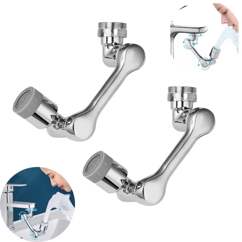 Kit 2 Adaptador Extensor De Torneira Pulverizador Bico Articulado