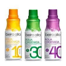 Kit 2un -Água Oxigenada Cremosa Beira Alta 90ml Profissional
