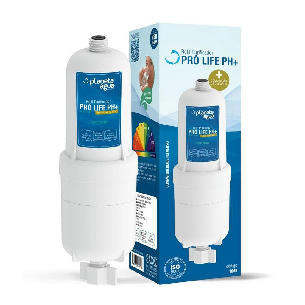Refil Filtro Vela Compatível Purificadores Soft Everest Pro Life Ph+ Planeta Água