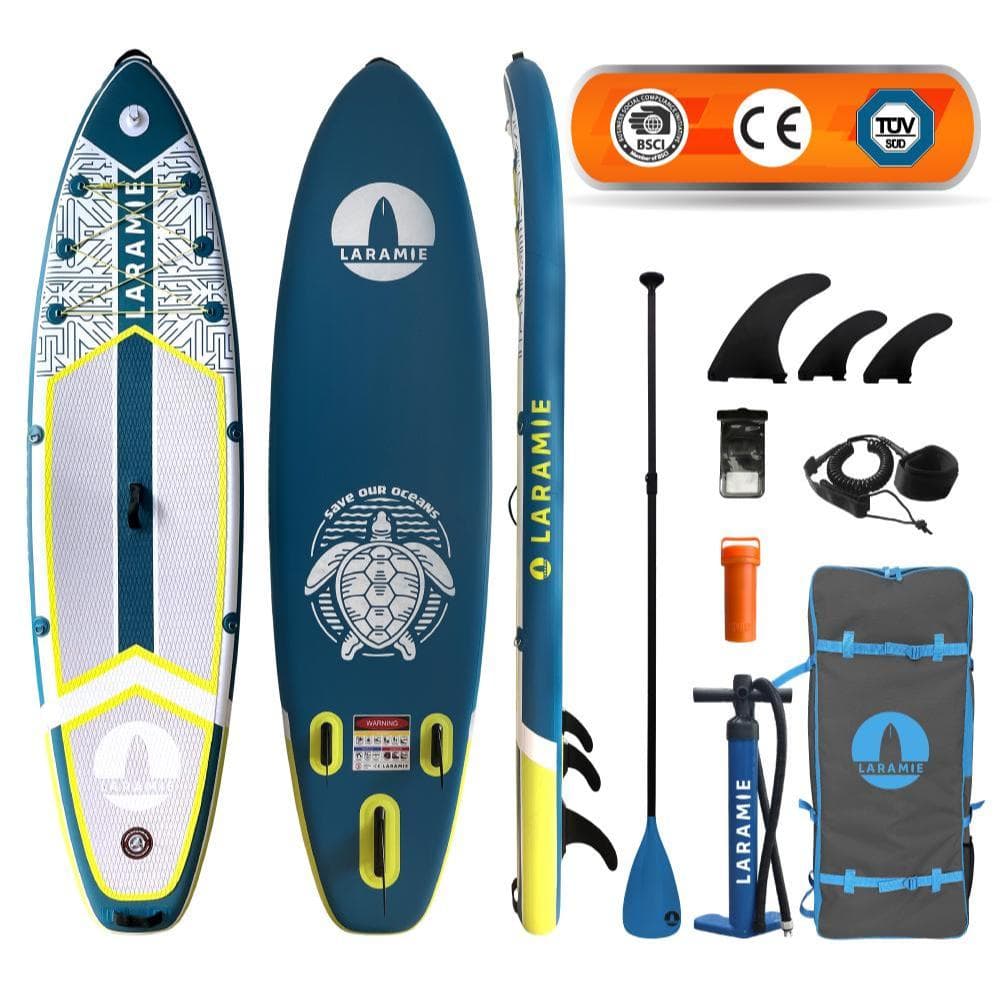 Prancha Stand Up Inflável de Alta Performance + KIT - LARAMIE - KIT-AZ