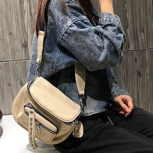 Bolsa Feminina Estilo Pochete Transversal Grande Espaçosa RC-6035