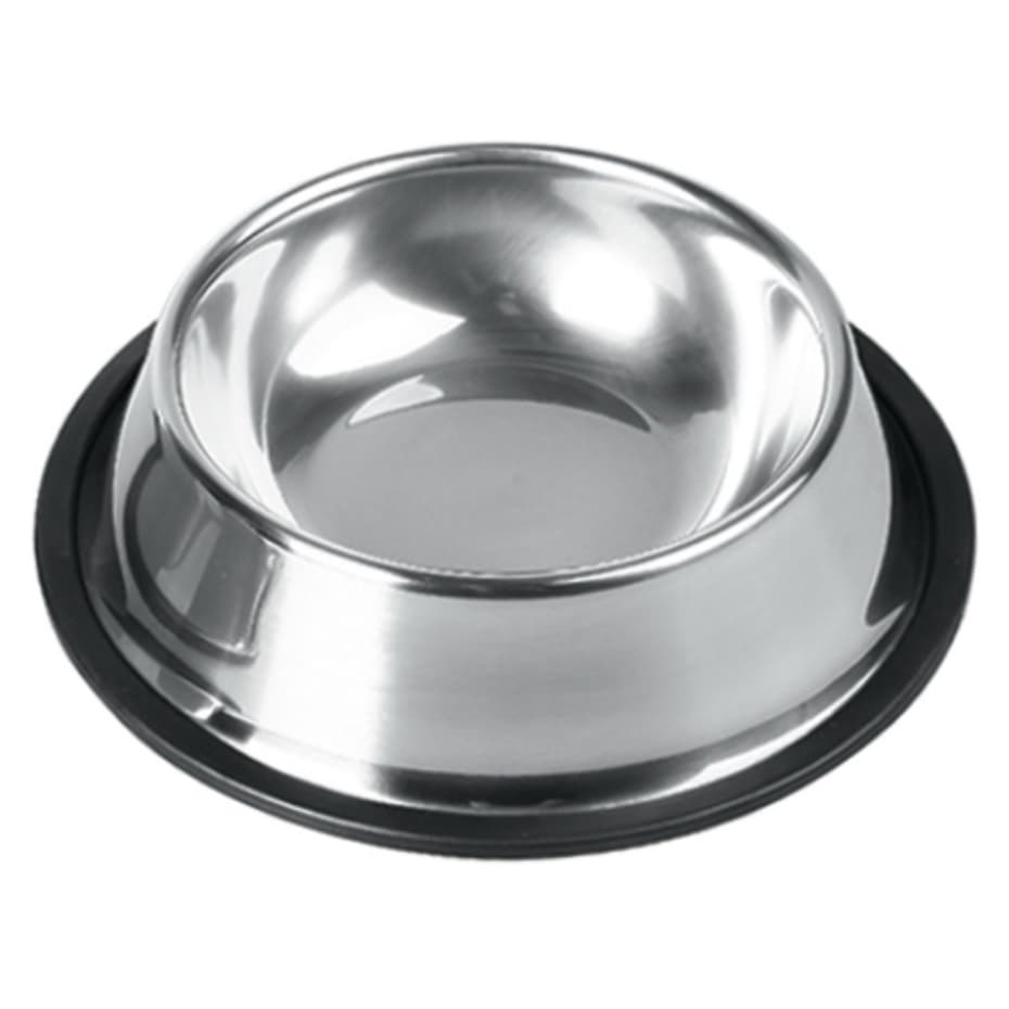 Comedouro Pet Inox Antiderrapante Pet Tigela Pote Ração Grande 900 ml