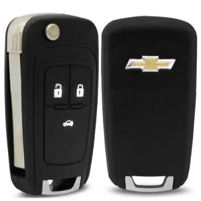 Chave Canivete Chevrolet 3 Botões GM Onix Cruze Cobalt S10 Tracker Spin Prisma