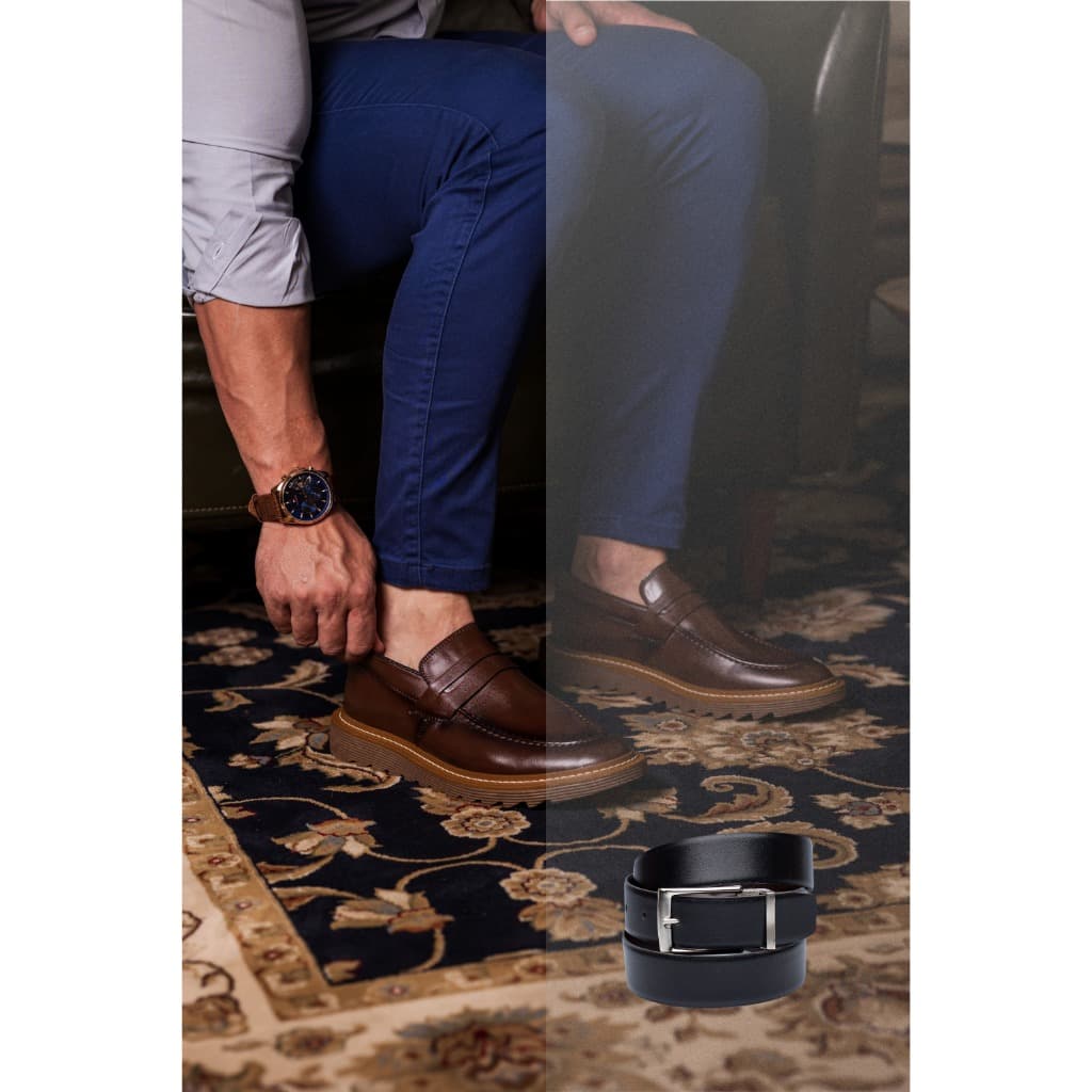 Sapato Social Cinto Masculino Oxford Dubai Tratorado Confortável Social Brogue Casamento Igreja Dia dos Pais