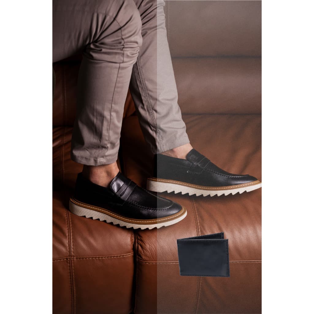 Sapato Social Carteira Masculino Oxford Dubai Tratorado Confortável Social Brogue Moderno Dia dos Pais