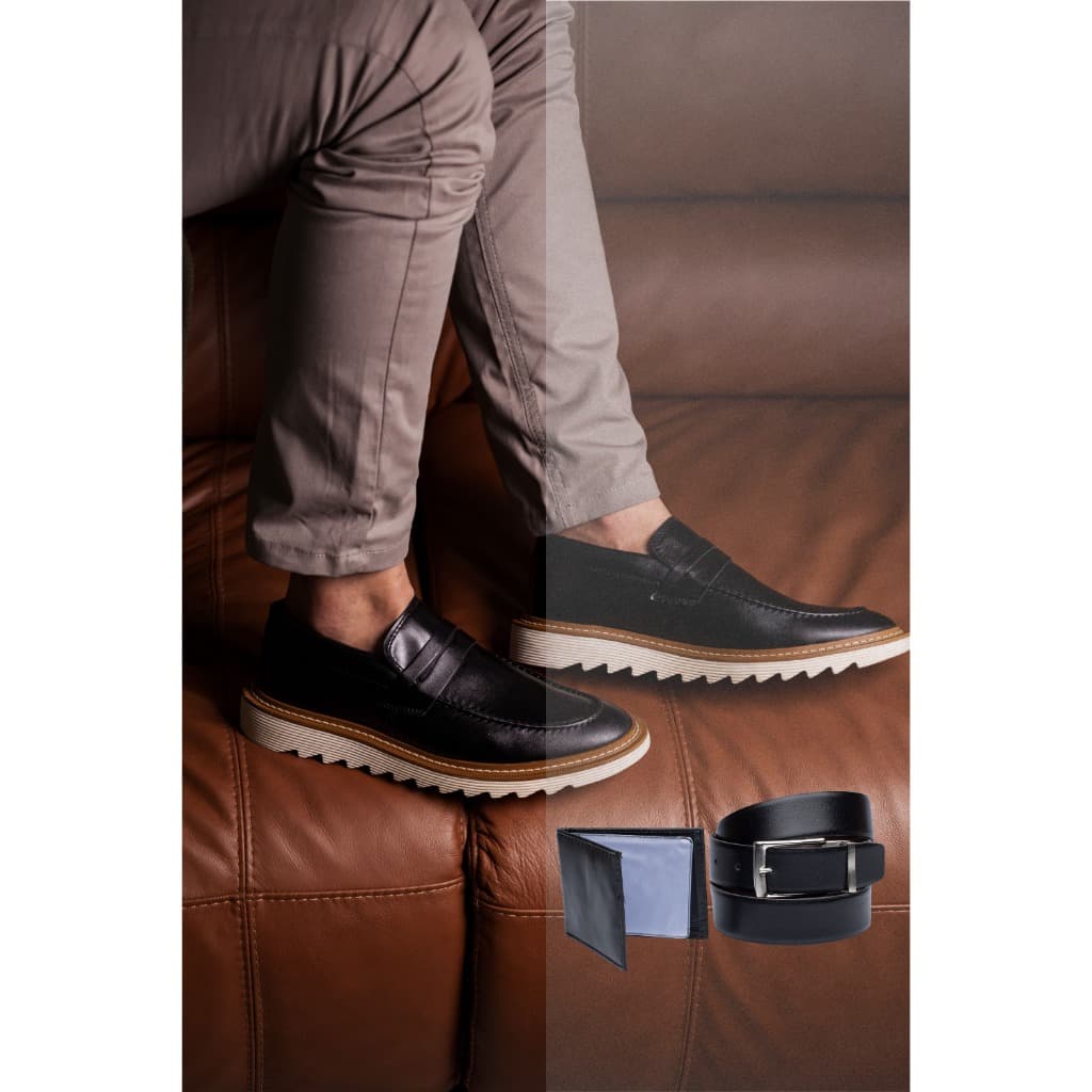 Sapato Social Cinto Carteira Masculino Oxford Dubai Tratorado Confortável Brogue Casamento Igreja Dia dos Pais