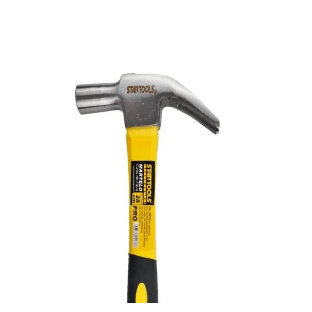 Martelo unha 23 mm c/ Cabo Fibra de Borracha 28 cm - Startools