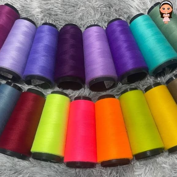 Linha Kron Para Costura Reta Tendência de Cores120-1500 Metros 100% Poliéster, Linhas De Costura.