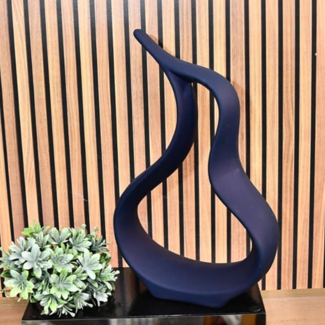 Enfeite Pinguim Minimalista Vaso Cerâmica Decorativo Decoração Elegante Rack Sala Centro Geladeira