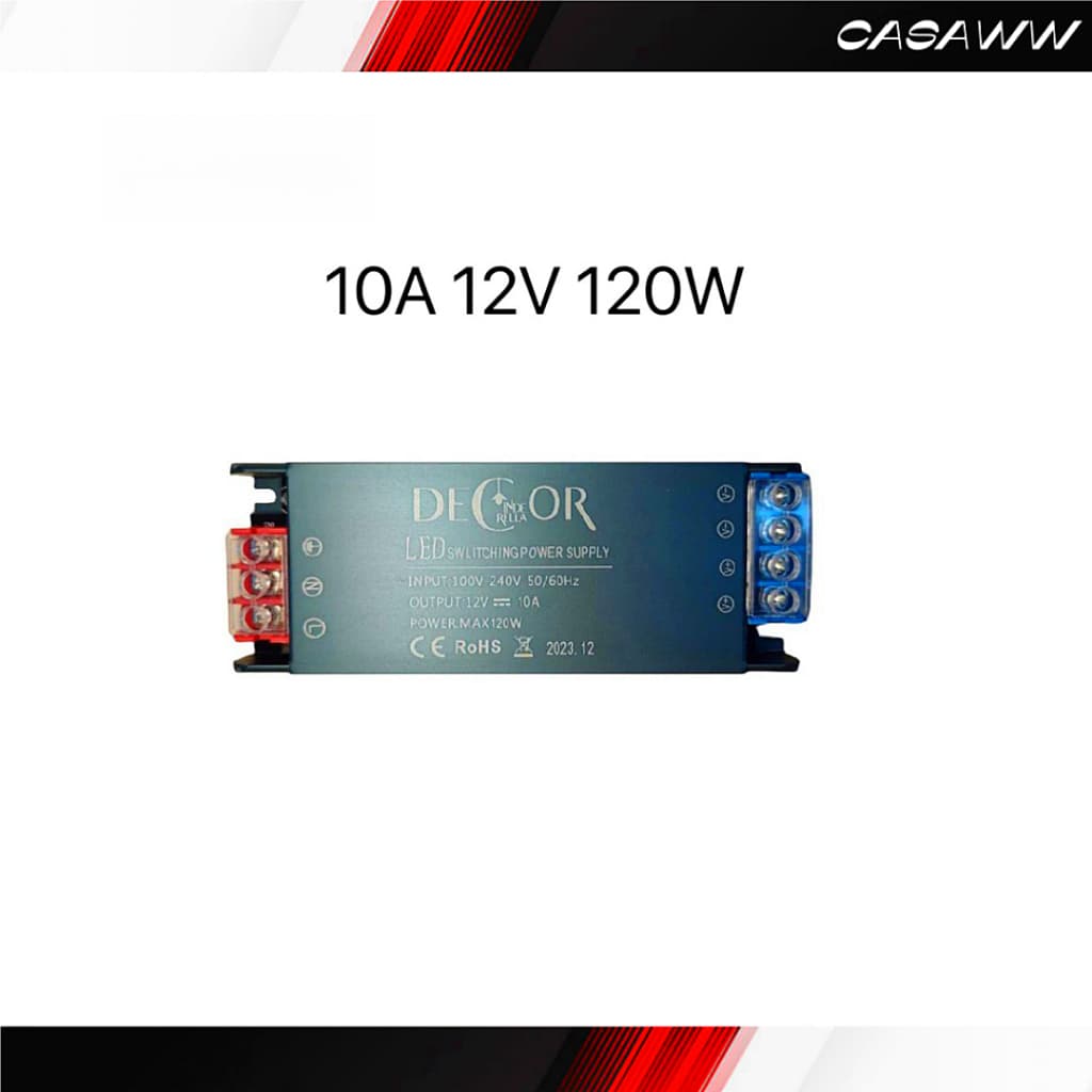 Fonte Chaveada Colmeia Slim Fino 10A 12V 120W Para Fita