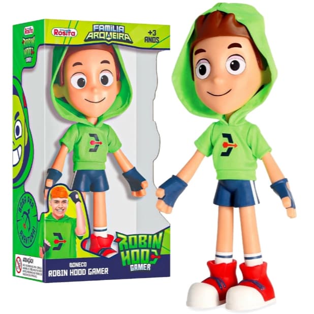 BONECO ROBIN HOOD GAMER ORIGINAL ROSITA