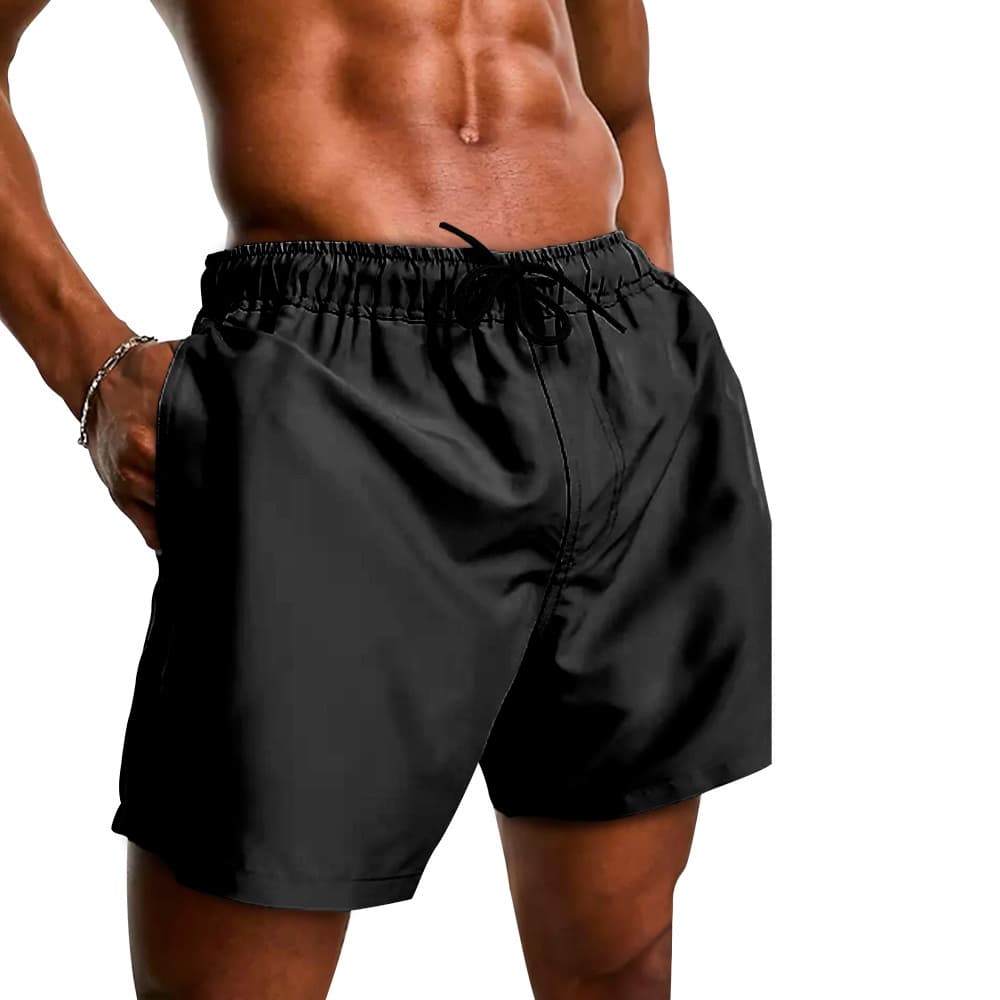 Short Tactel Elastano Moda Praia Masculino Bermuda Lisa Mauricinho Elastano