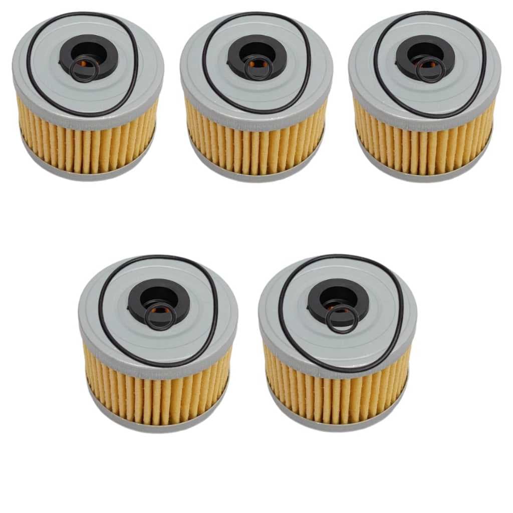 Kit 5 Filtro de Óleo Cb 300 Xre 300 Xr 250 Tornado Cbx Twister 250 Crf