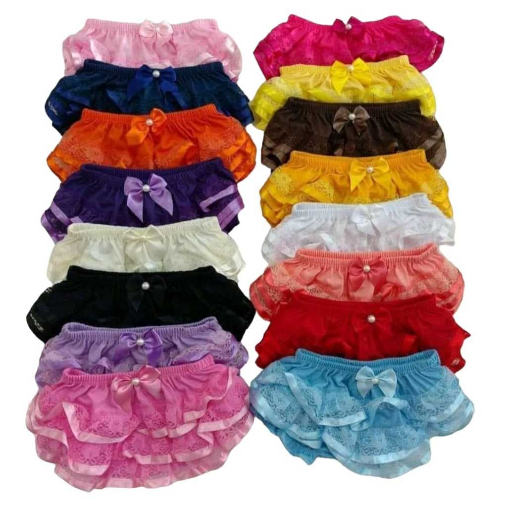 kit com 10 calcinha bunda rica com renda