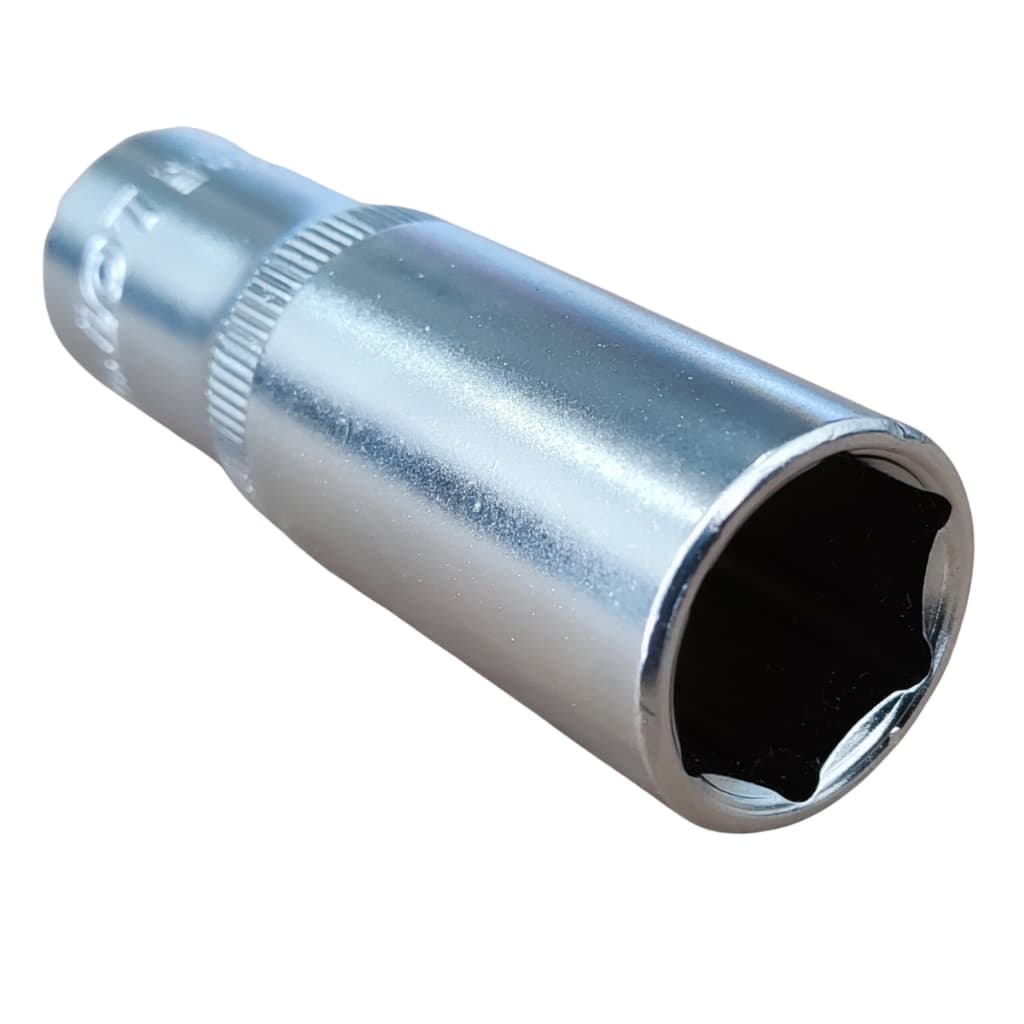 Soquete Sextavado Longo 18mm Encaixe 1/2 Chome Vanadium