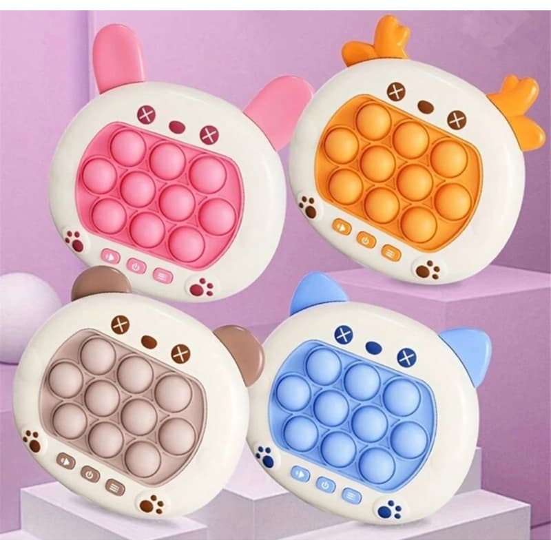 BRINQUEDO MENINO  / MENINA  ANTI STREES DE CONSOLE DE JOGOS ELETRÔNICOS POPPING QUICK PUSH, POP IT GAMER CONSOLE.
