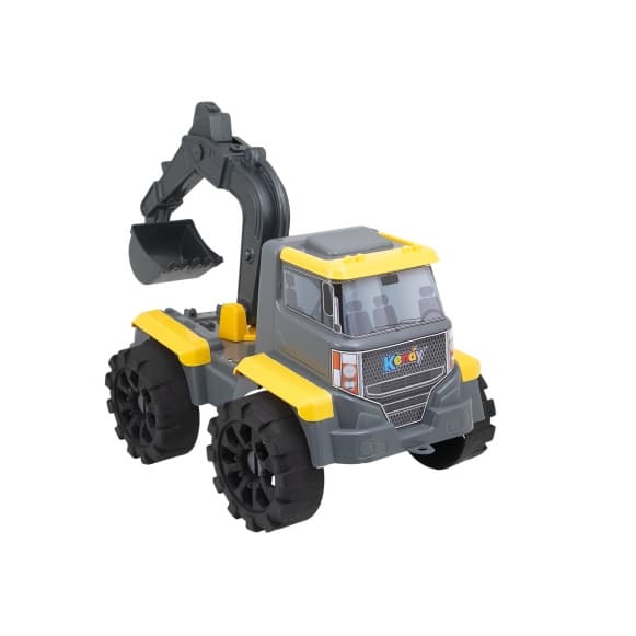 Caminhão Roda Livre Forte Escavador 28cm kendy Carrinho Caminhão de Brinquedo