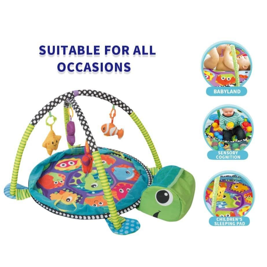 Brinquedo Para Bebês Criança Tapete Infantil Atividades Piscina Bolinhas Leão Baby Style
