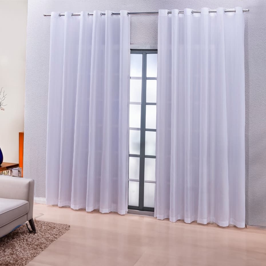 Cortina Bella Charme 4,00 x 2,50 para Quarto, Sala e Decoração