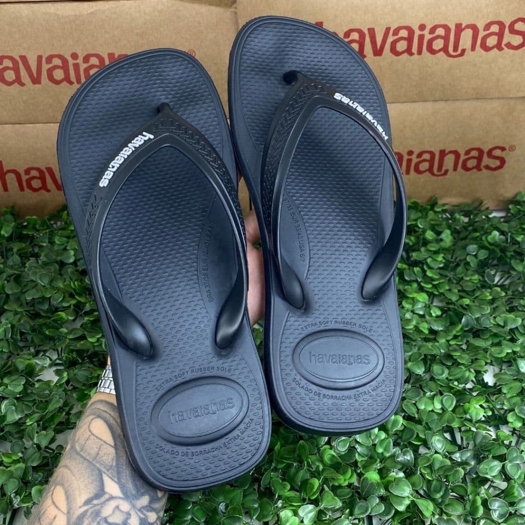 Chinelo Havaianas Top Max Comfort Masculino Tiras Largas Conforto Homem Dia a Dia Original Tendencia