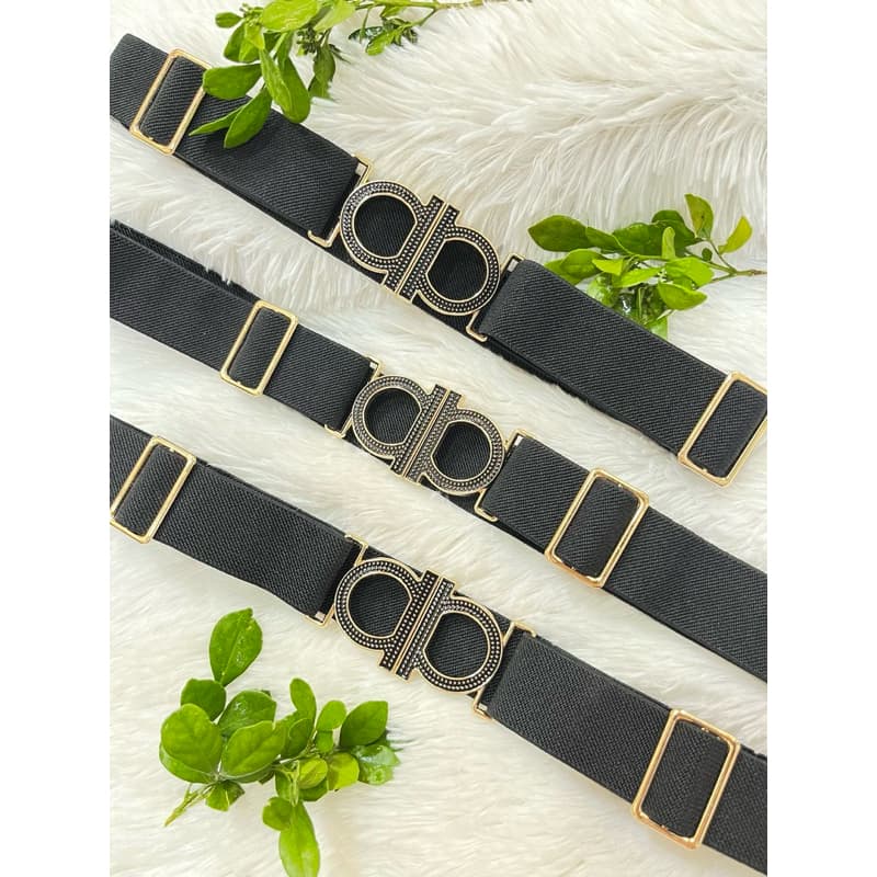Cinto Feminino Com Elástico Ajustável Casual Básico Elegante Despojado Acessório Feminino Em Alta