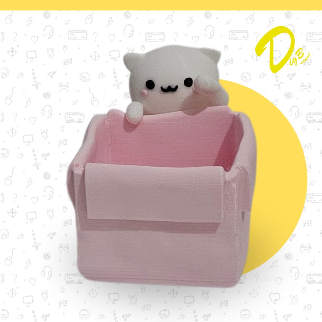 Organizador de mesa Escritório Porta Trecos Gato fofo Decorativo Várias Cores