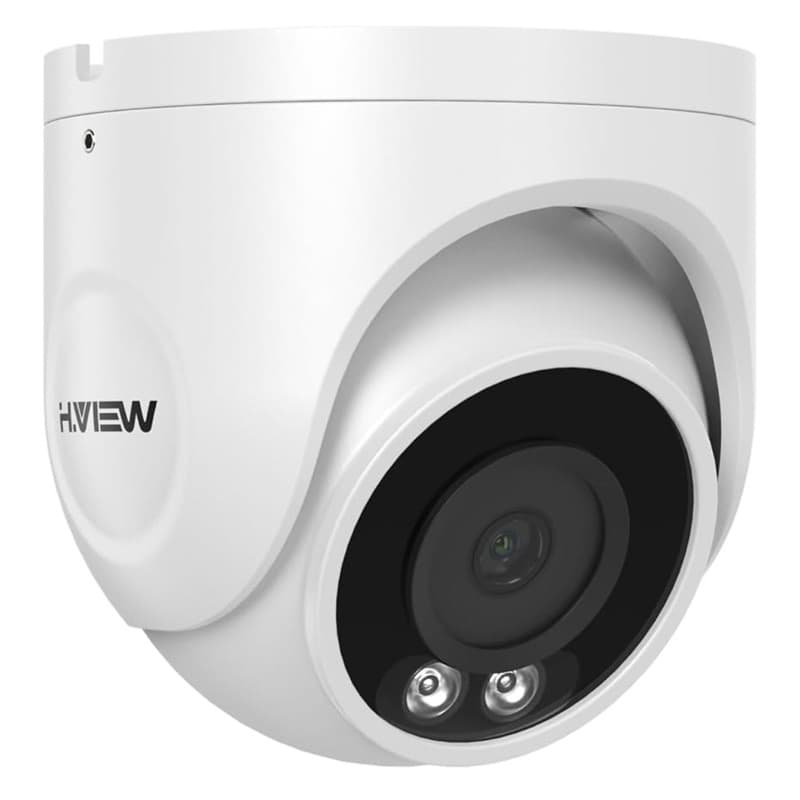 Câmera Ip Poe De Segurança De Torre Externa Ultra Hd H.view