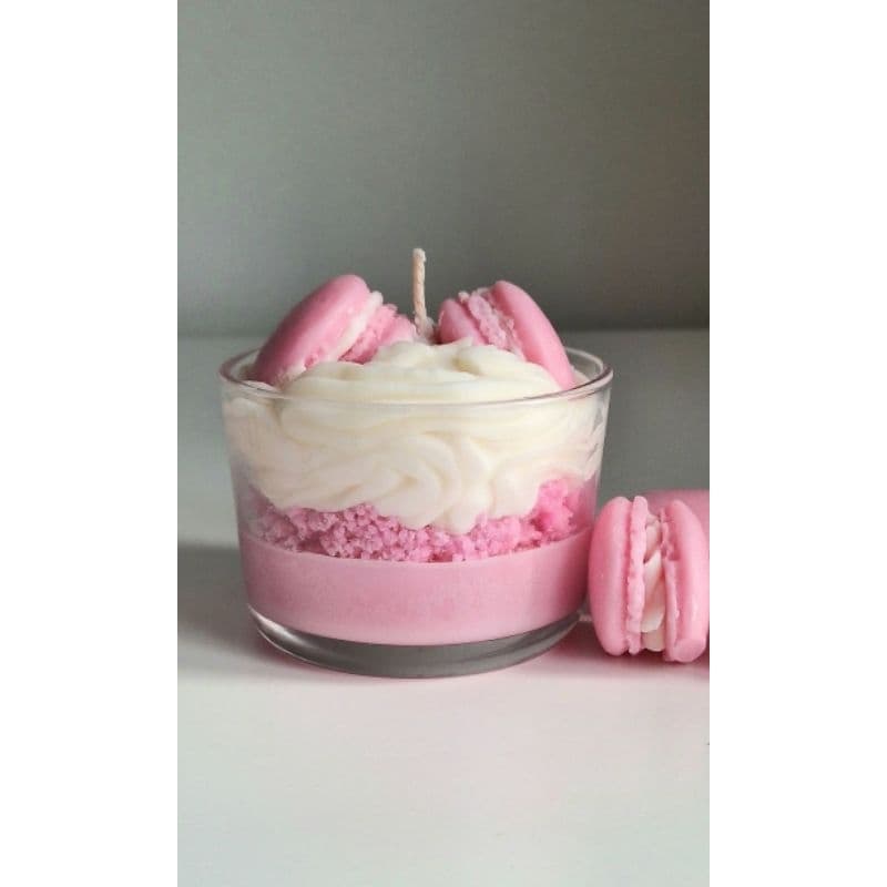 vela Aromática perfumada /macaron /vela decorada/produto artesanal