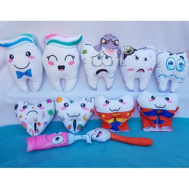 kit almofadas dentinhos Educativo