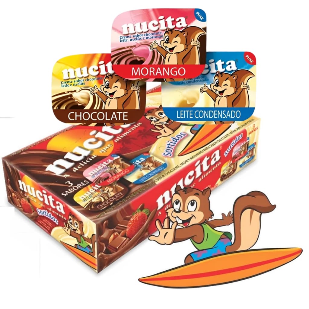Nucita Sortidos 3 Sabores 10g C/48 Unidades Nucita