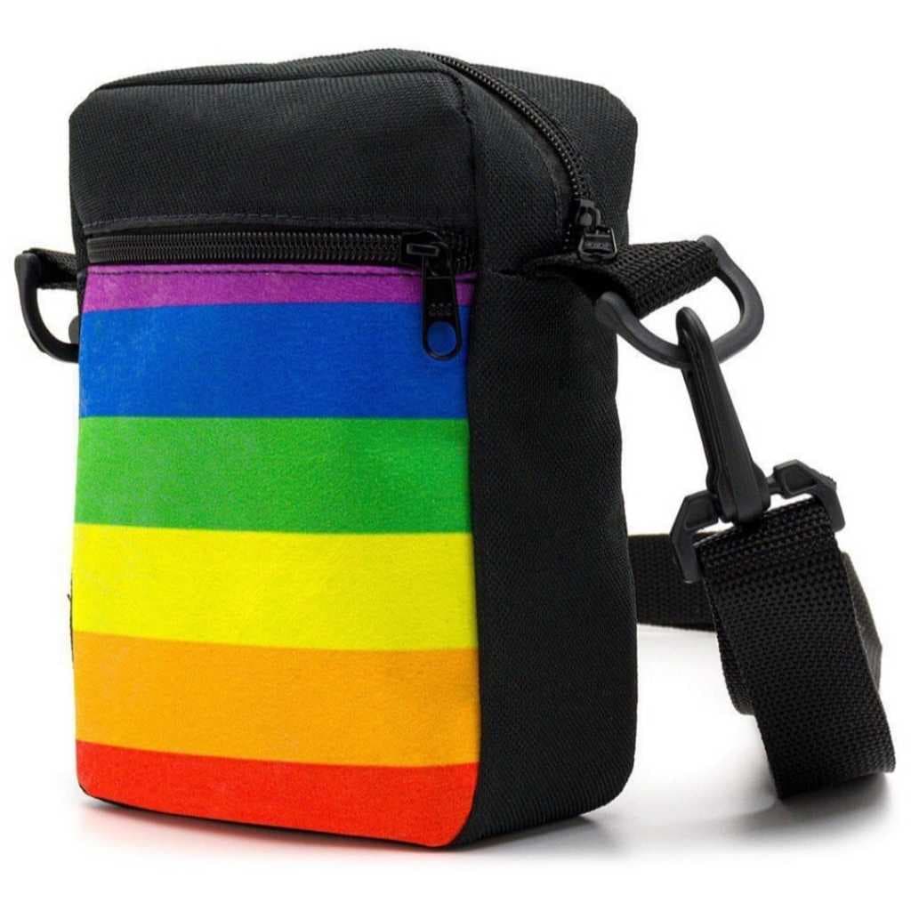 Shoulder Bag Arco Irís LGBTQIA Mini Bolsa Transversal Pochete Pequena