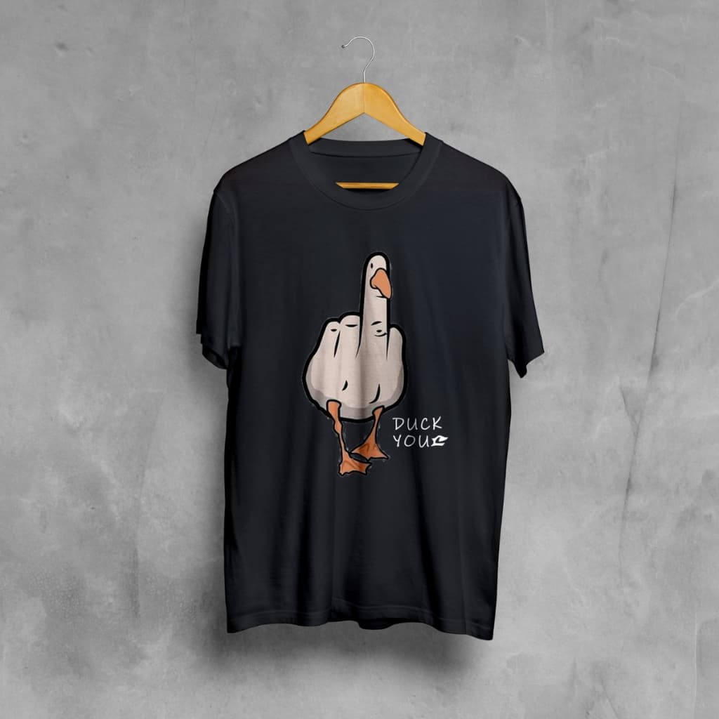 Camiseta Streetwear Estampa DuckYou Preto Algodão Masculina Estampada Lançamento Promoção Exclusiva