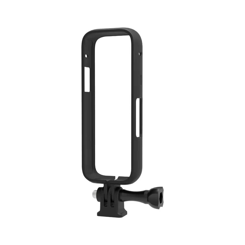 Frame Insta360 X4 Adaptador Gaiola Abs Moldura Formato Gopro Preto Proteção