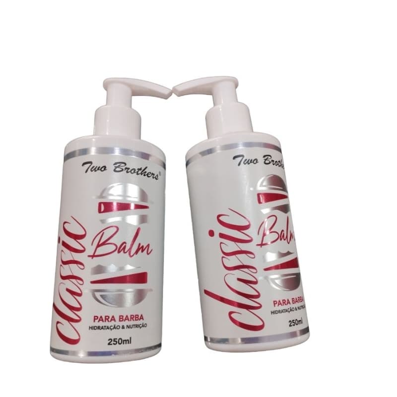 Kit 2 Balm Classic Hidratação & Nutrição Para Barba Two Brothers Profissional