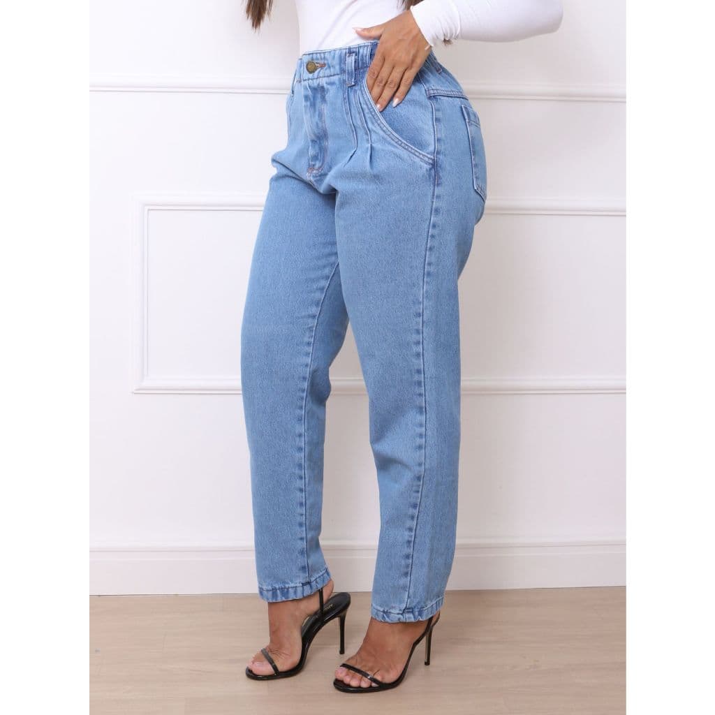 Calça Jeans Mom Fit Feminina