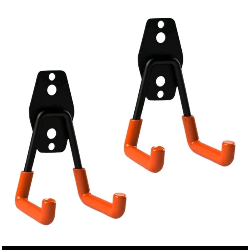 Kit 2 Suporte de Parede para Bicicleta 23Kg Multiuso Gancho com Parafuso