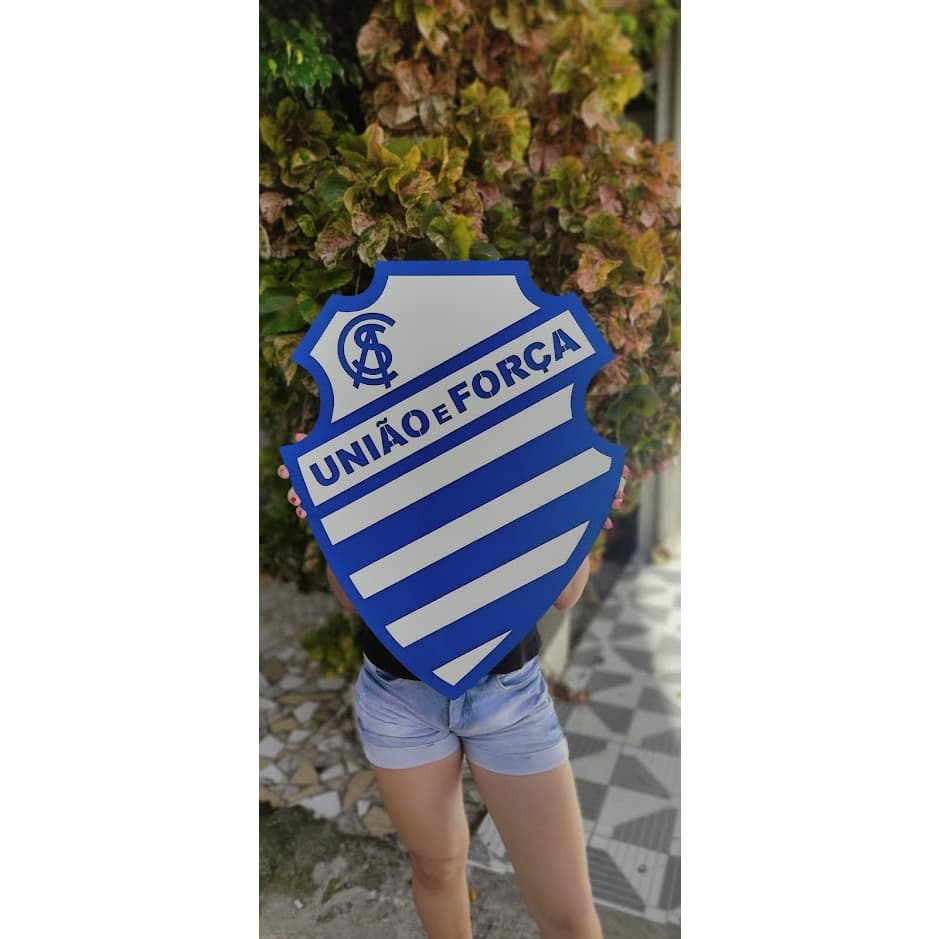 Escudo CSA Alagoas Em Alto Relevo 39 e 60CM