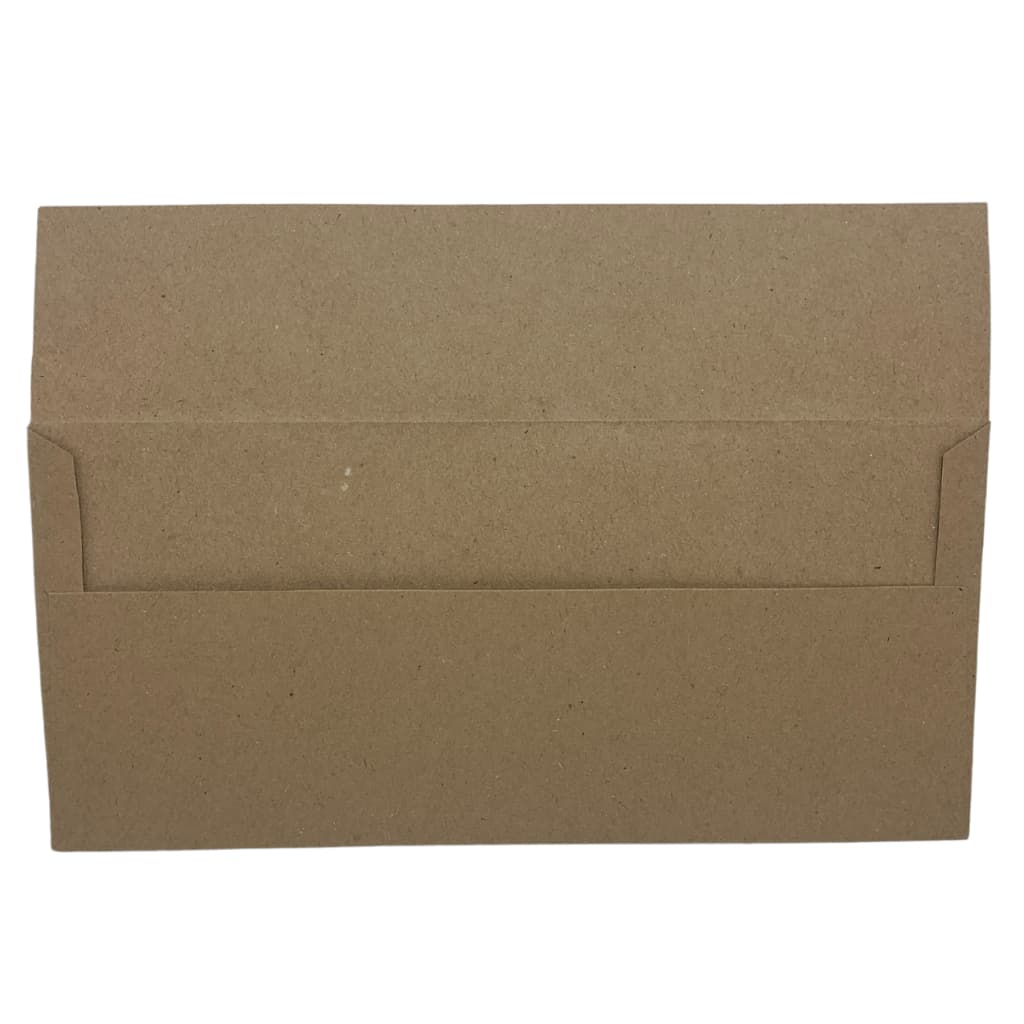 Envelope 9,5x20 Cm Kraft Pardo 80g 100 Unidades