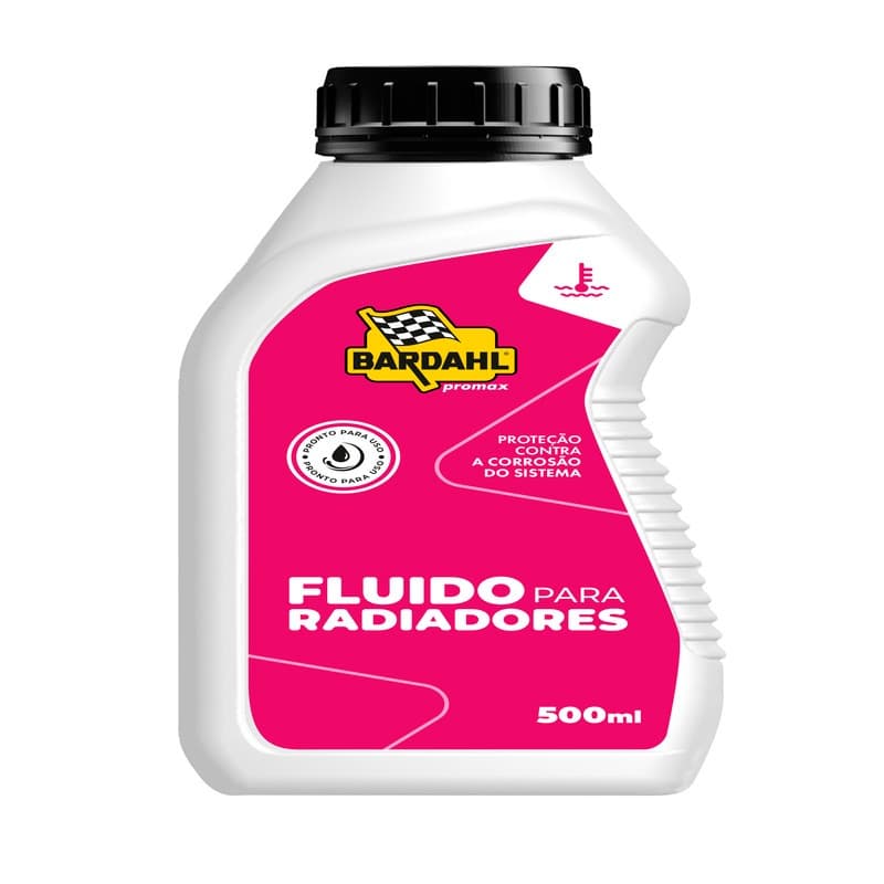 FLUIDO PARA RADIADOR BARDAHL PROMAX ROSA 500ML PRONTO PARA USO