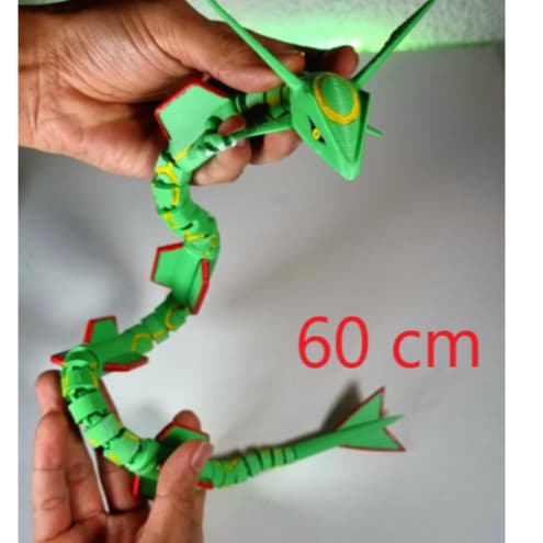 Pokémon Rayquaza Articulado