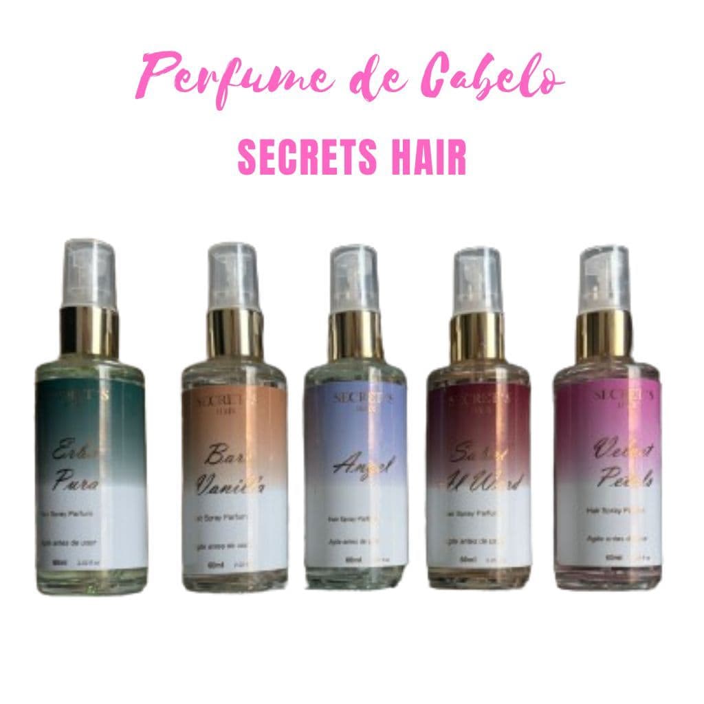 Perfume de Cabelo Secrets Hair Feminino Original - 60ml