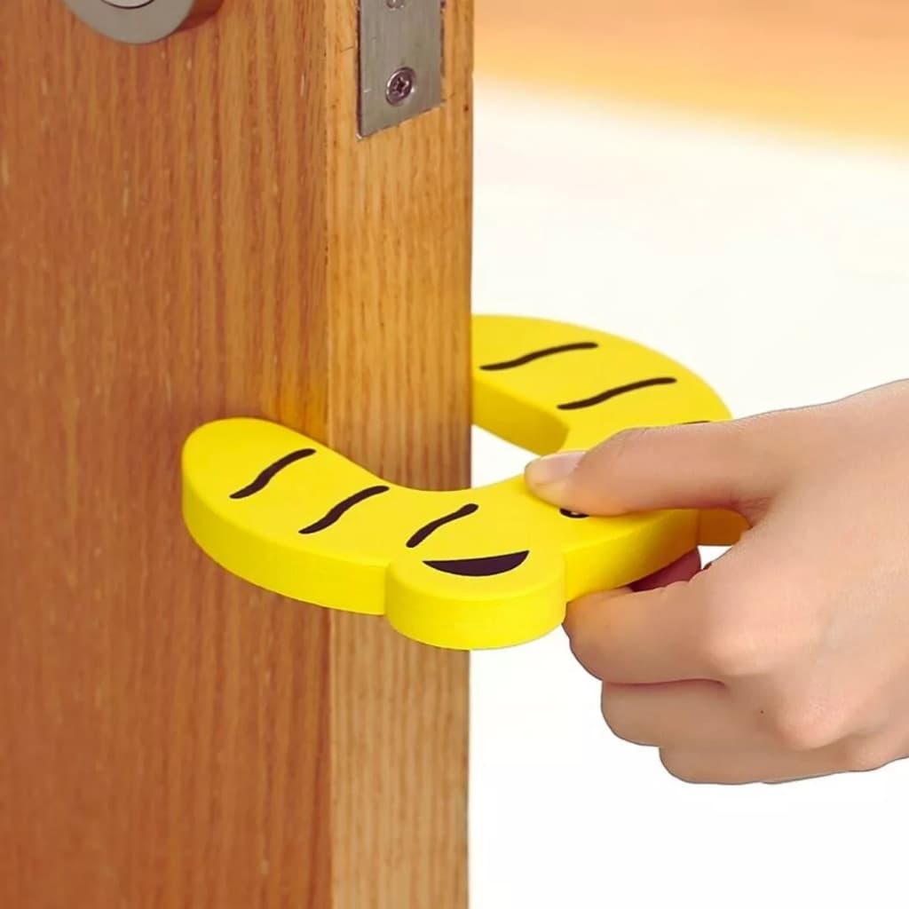 Aparador / Trava De Porta De EVA Bichinhos Sortidos 10CM Kit Com 5 Unidades