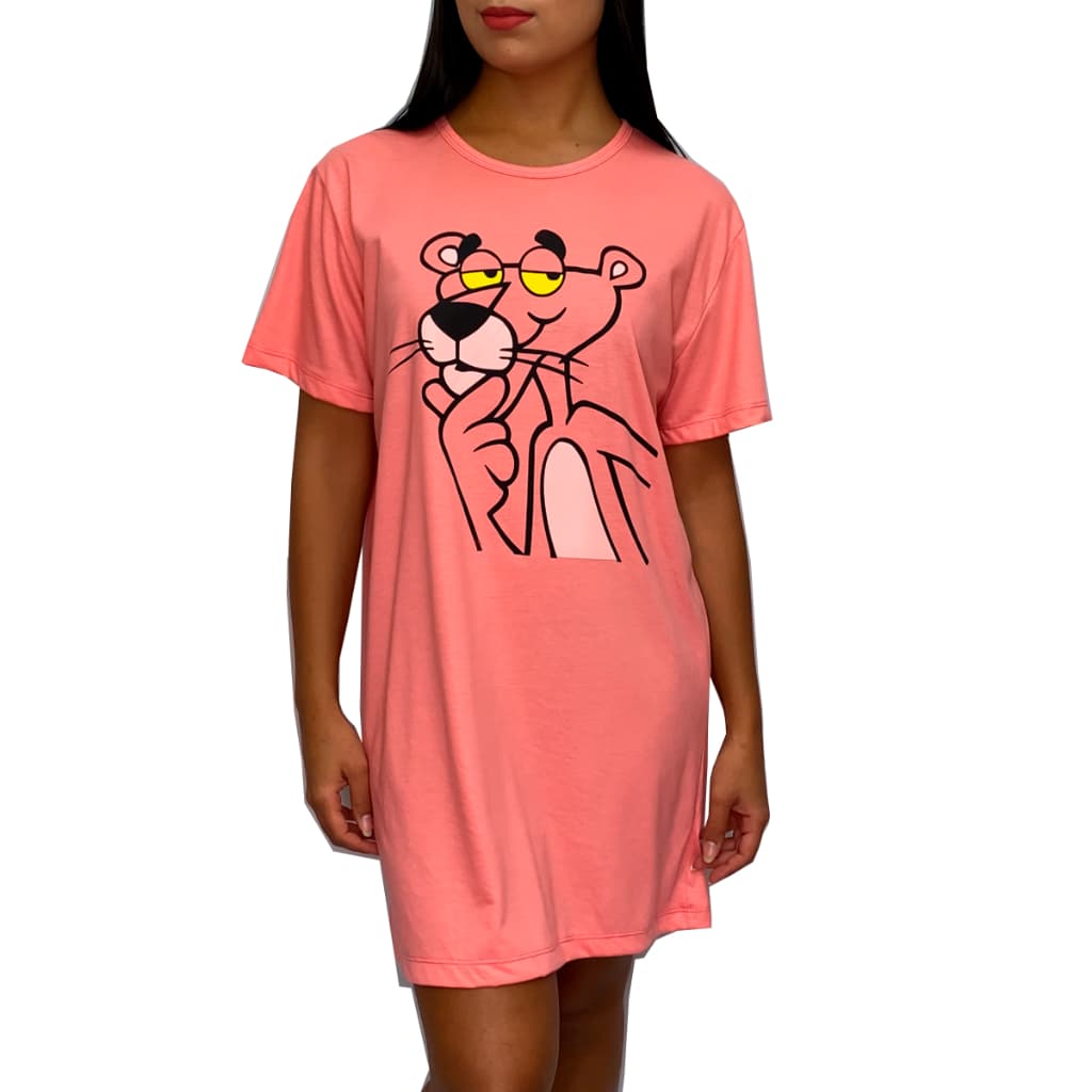 Camisola Feminina Modelo Manga Curta Frases Divertidas e Desenhos
