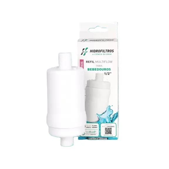 Refil Filtro Vela Universal Rosca 1/2 para Bebedouros e Geladeiras