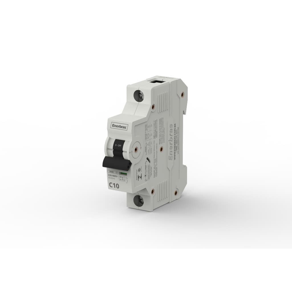 Disjuntor Monopolar Curva C 20a Din - Enerbras - Dt3-e1c20