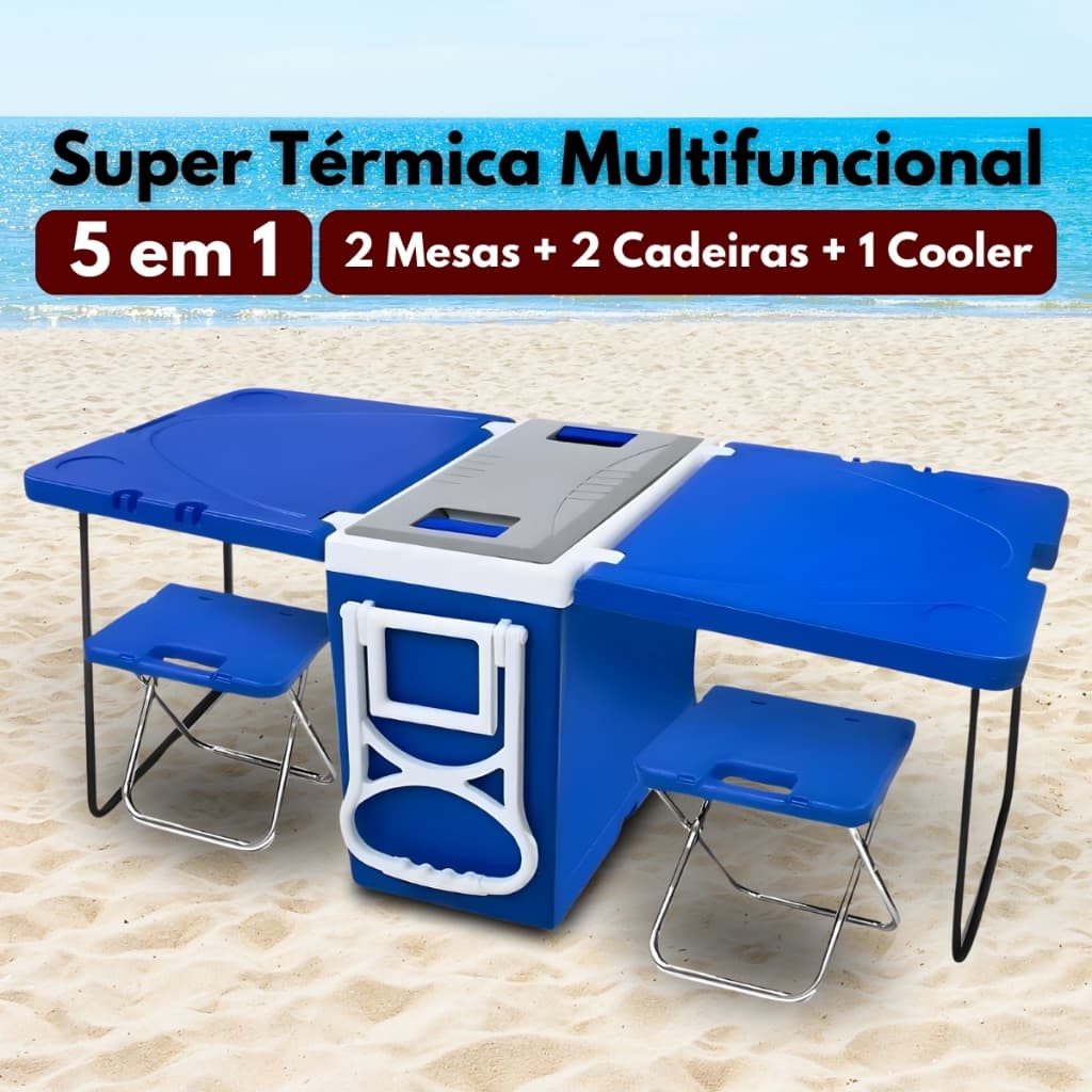 Super Térmica Multifuncional Cooler Caixa Térmica Para Bebidas - Arqplast