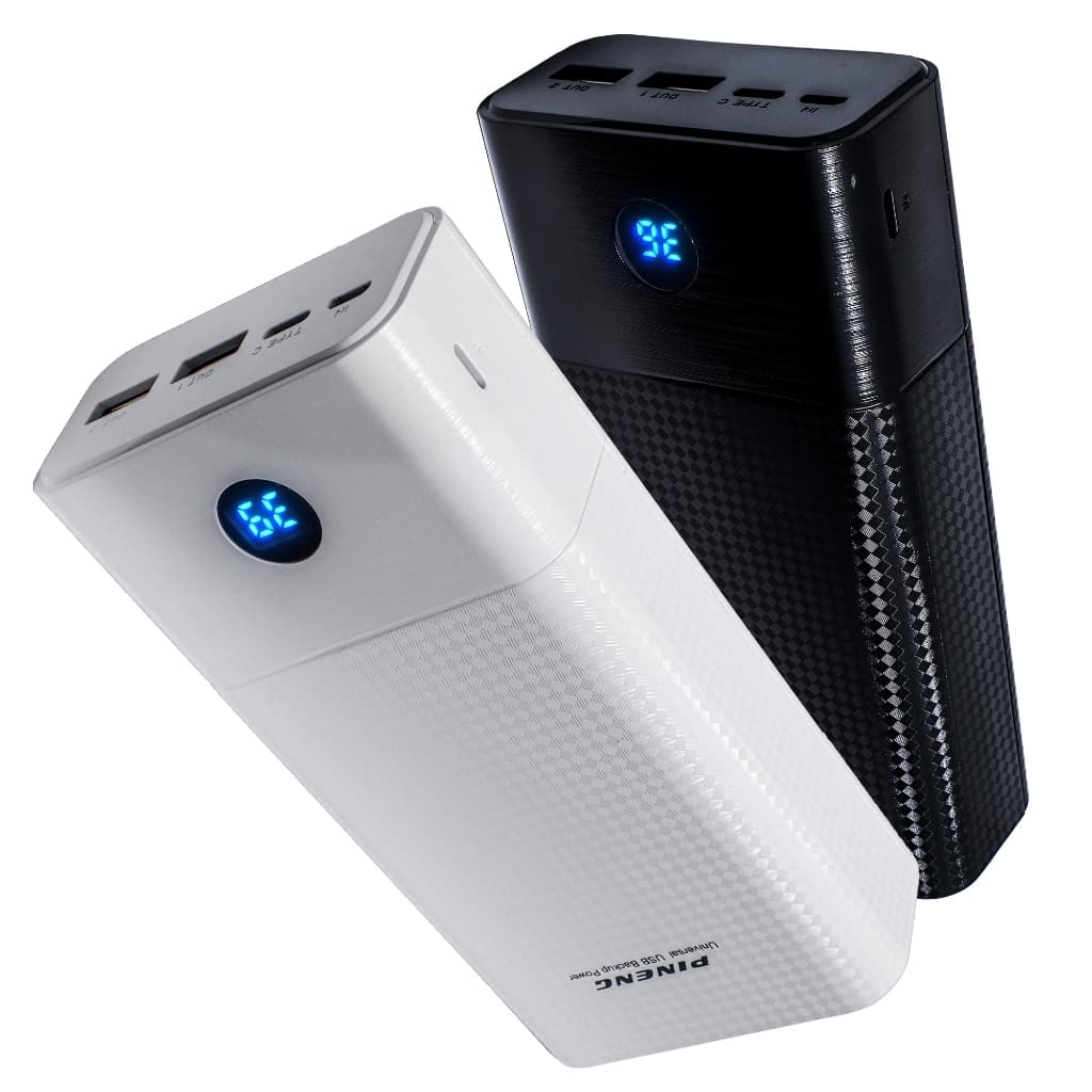 Carregador Portátil 30.000Mah Turbo Ultra Rápido Pineng Power Bank Bateria Longa Todas As Entradas